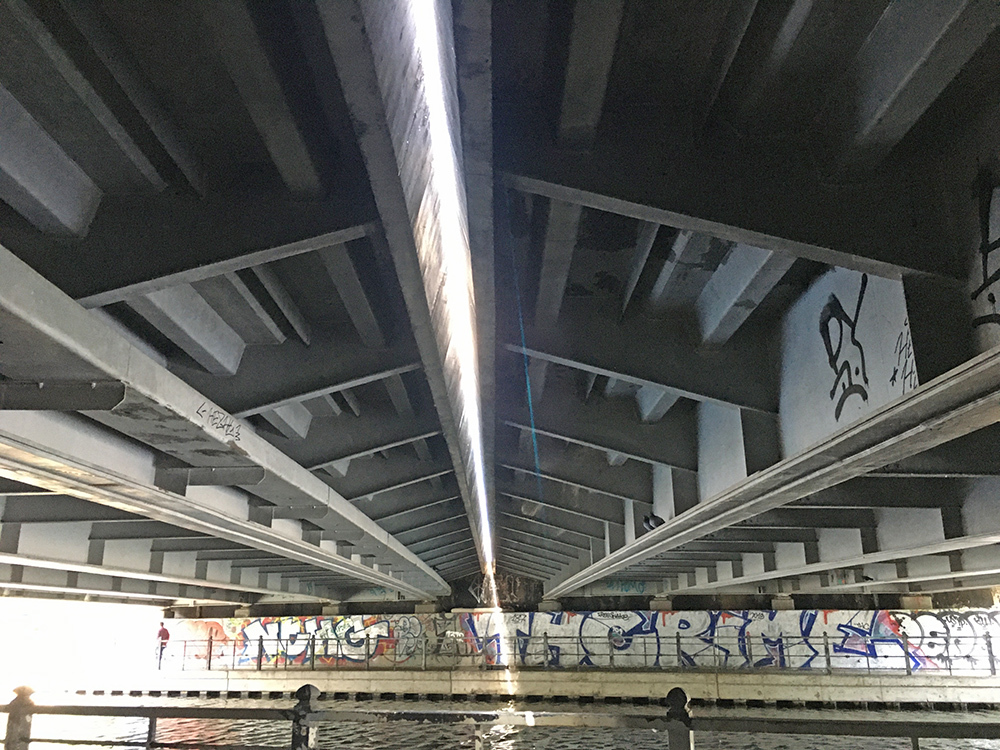 Brückenuntersicht, August 2020 