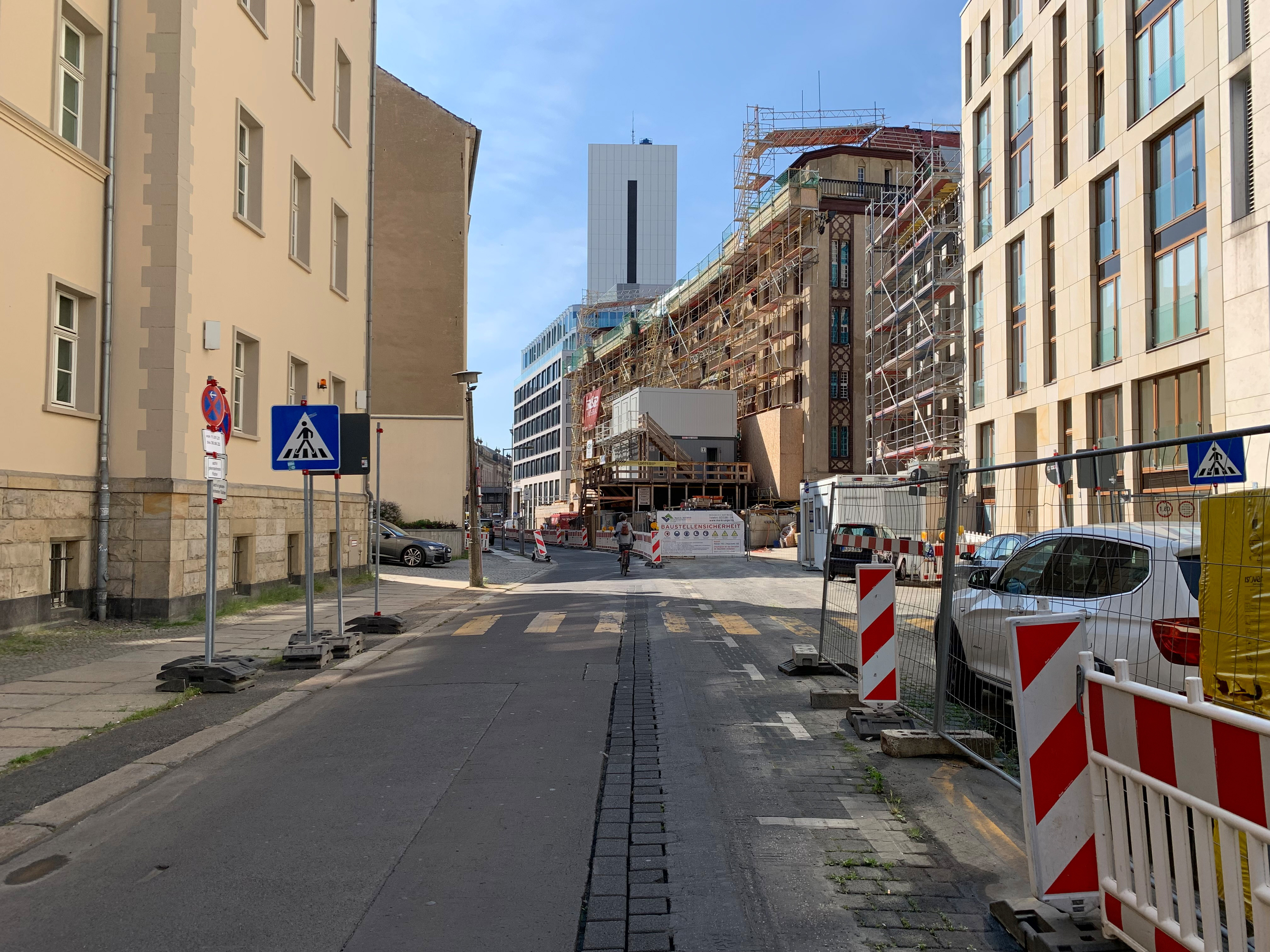 Planckstraße – Bestandsfoto vor Baubeginn 2022