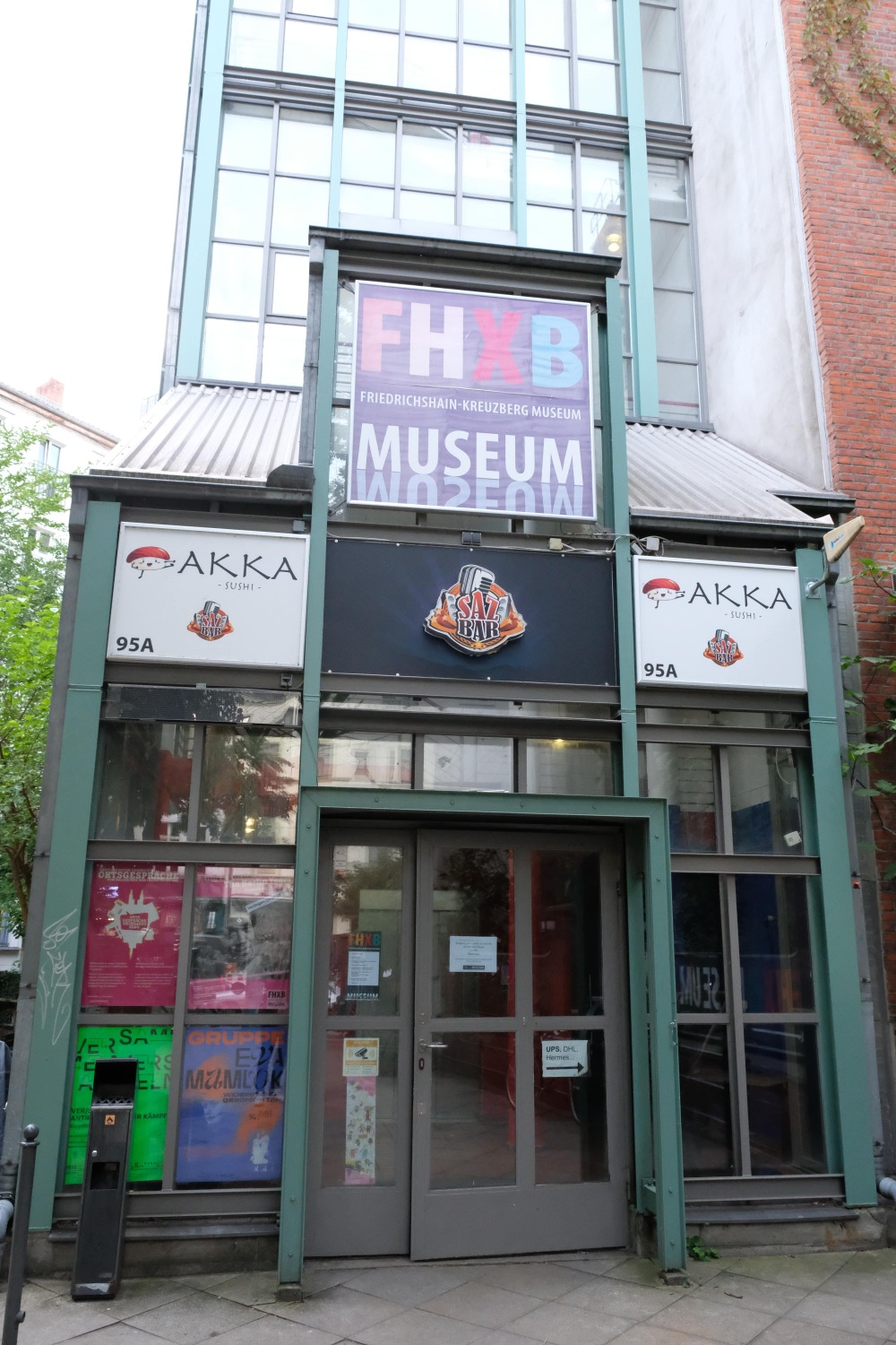 Eingang zum FHXB Friedrichshain-Kreuzberg Museum