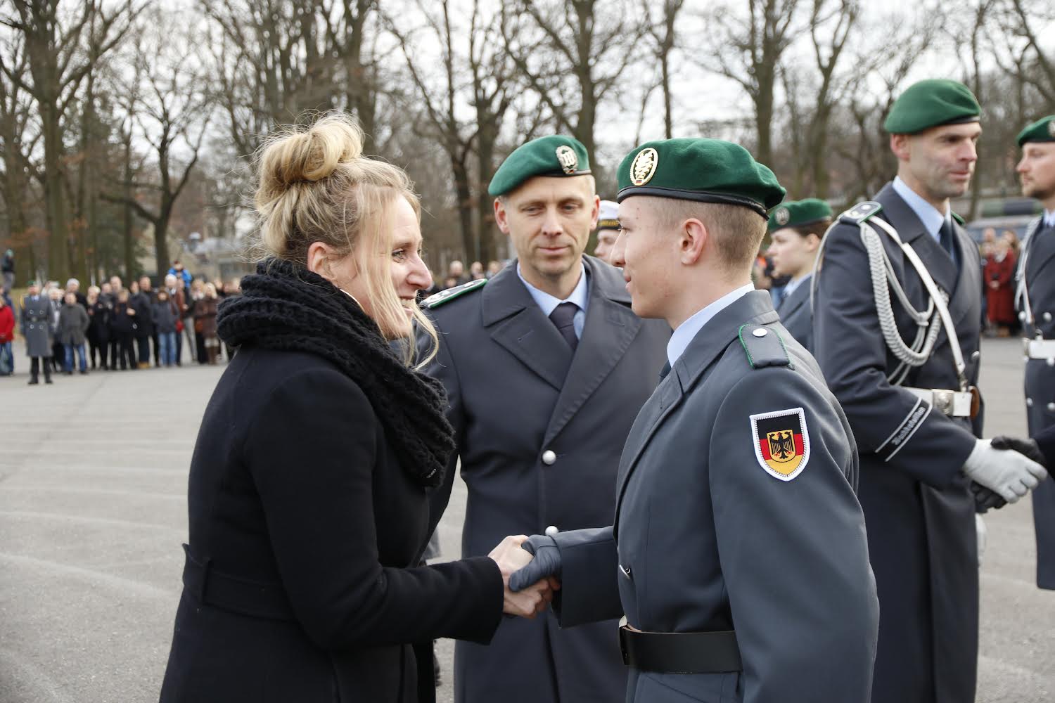 Feierliches Gelöbnis der 5. Kompanie des Wachbataillons beim Bundesministerium der Verteidigung