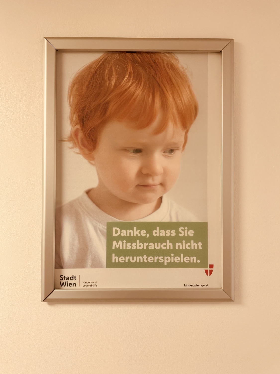 Plakat der Öffentlichkeitsarbeit