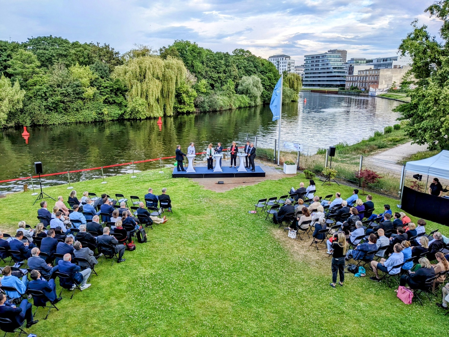 Podium und Publikum