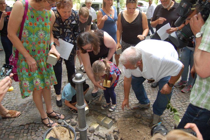 Stolpersteinverlegung Juli 2018