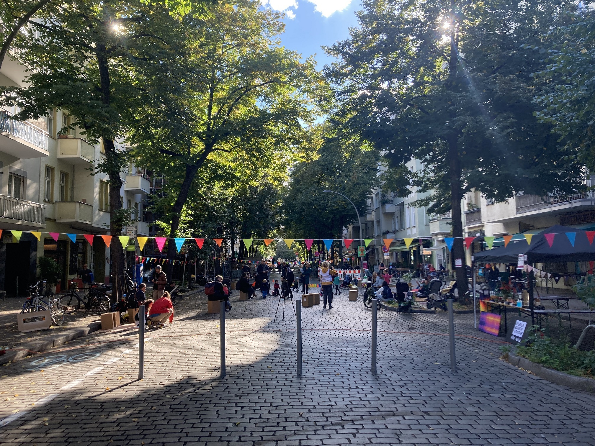 Spielstraße in der niederbarnimstraße