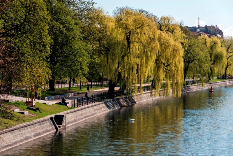 Landwehrkanal-Nordufer, 1. Bauabschnitt am Böcklerpark, 2017