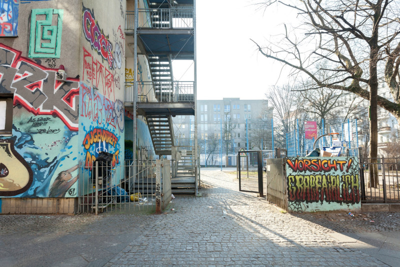 Urbanstr. 44 Eingangsbereich vor Baubeginn, 08.02.2018