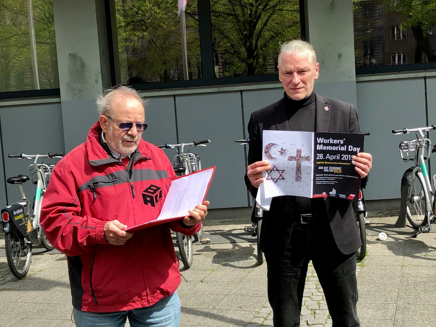 2023 Workers' Memorial Day - Oliver Nöll und Dieter Szabadi