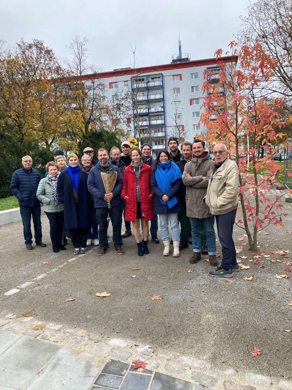 Eröffnung der Grünanlage Küstriner Straße mit Bezirksstadträtin Filiz Keküllüoğlu 