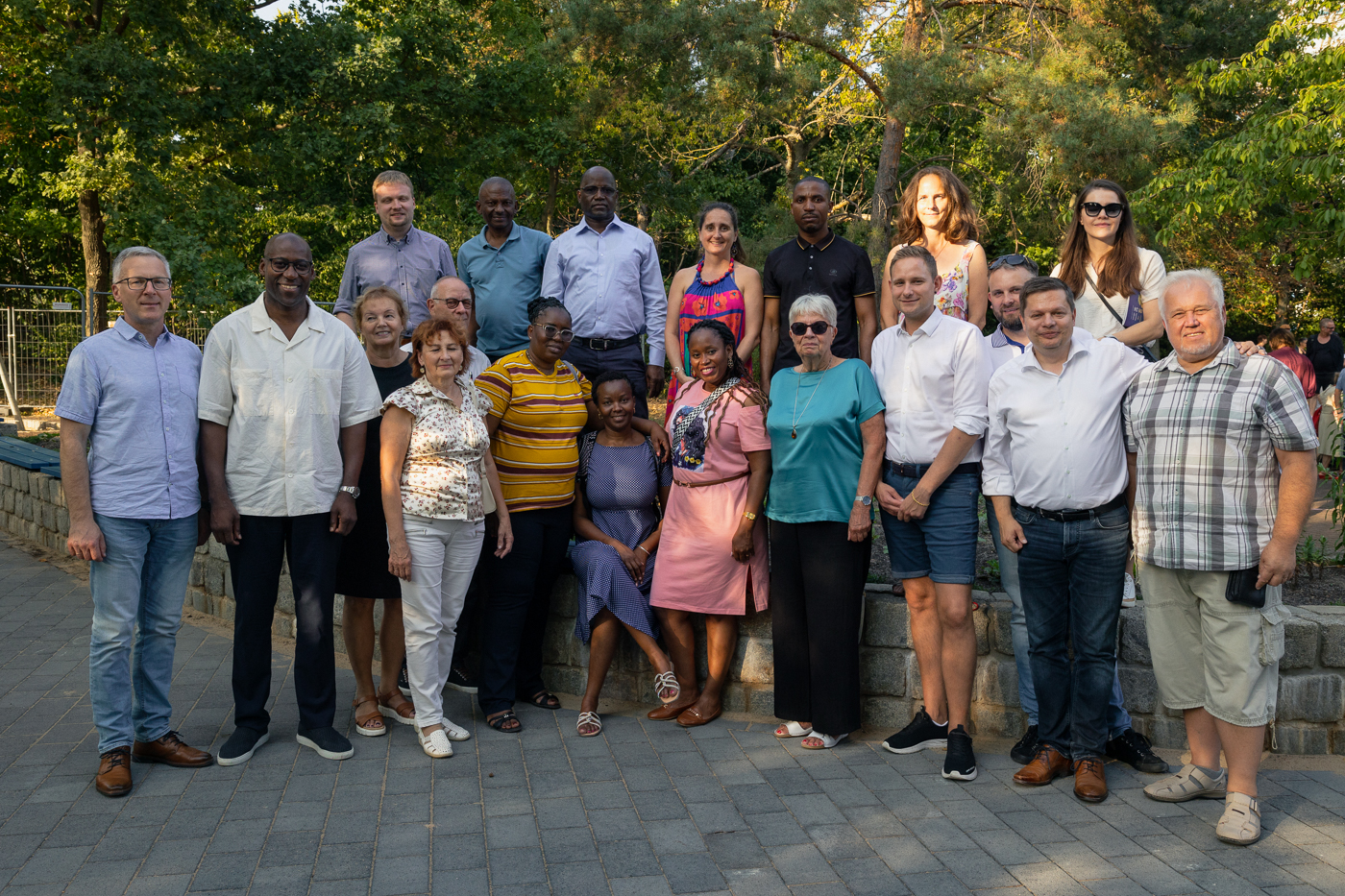 Delegation aus Maputo und Jurbarkas bei der Eröffnung der Langen Nacht der Bilder