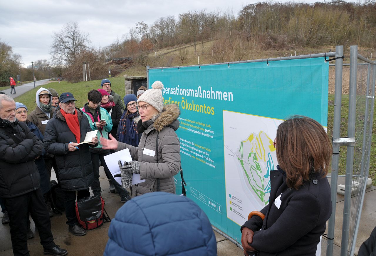 Informationsspaziergang 'Klimaresiliente Weiterentwicklung des Kienbergparks' - Vorstellung des Umfangs der Maßnahmen