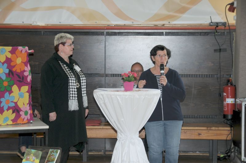 Dagmar Pohle spricht bei der Eröffnung des Aktionstags Teilhabe bewegt 2018 in der Frauensporthalle