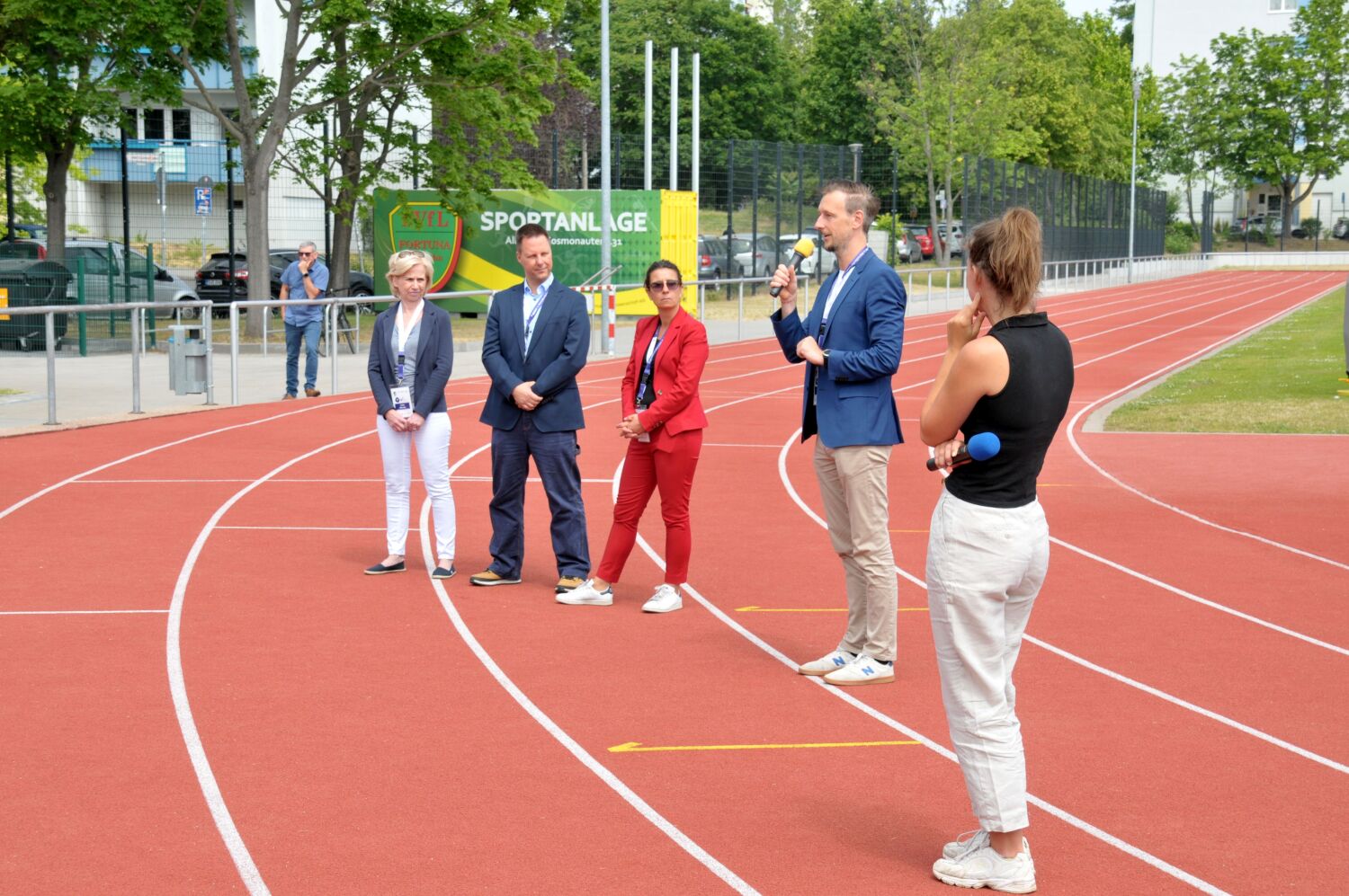 Special Olympics 2023 - Spiel- und Sportfest beim 1. VfL Fortuna Marzahn - Ansprache Gordon Lemm