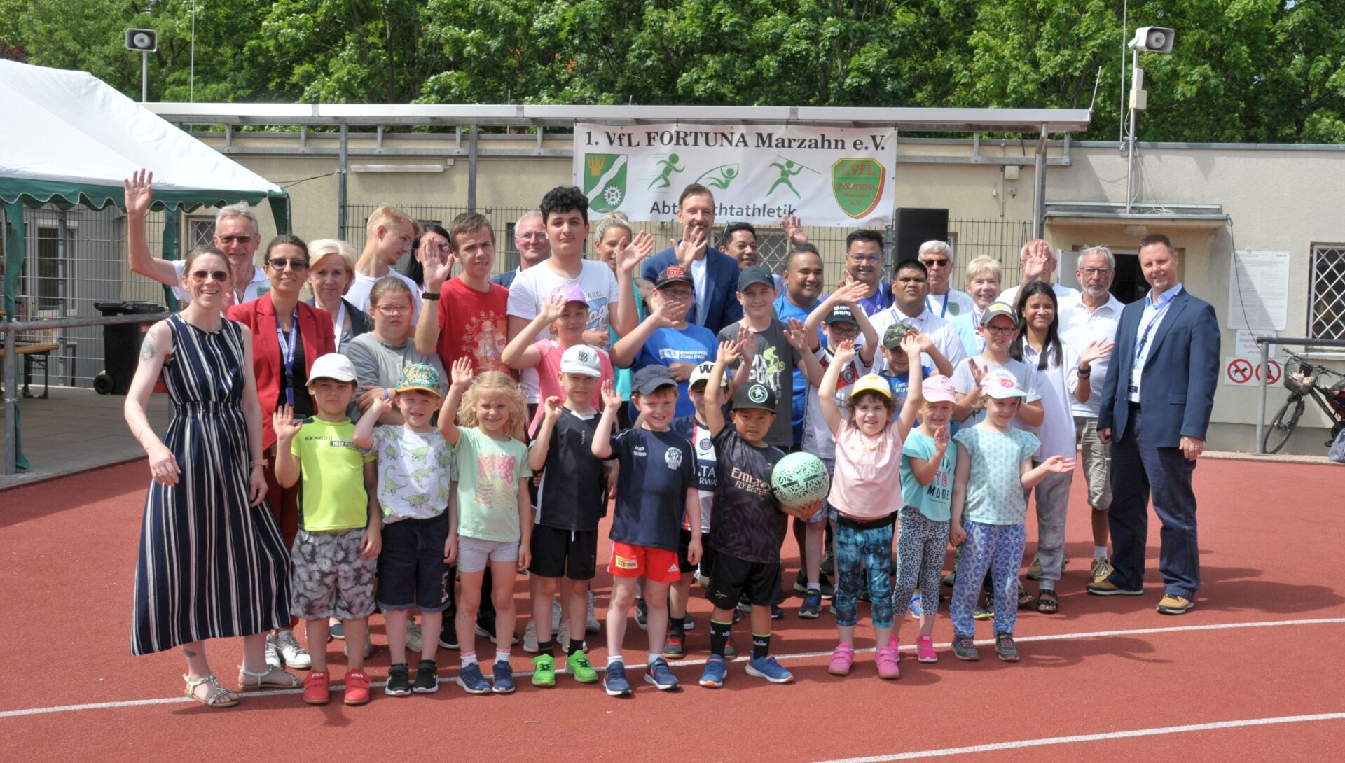 Special Olympics 2023 - Spiel- und Sportfest beim 1. VfL Fortuna Marzahn - Gruppenbild