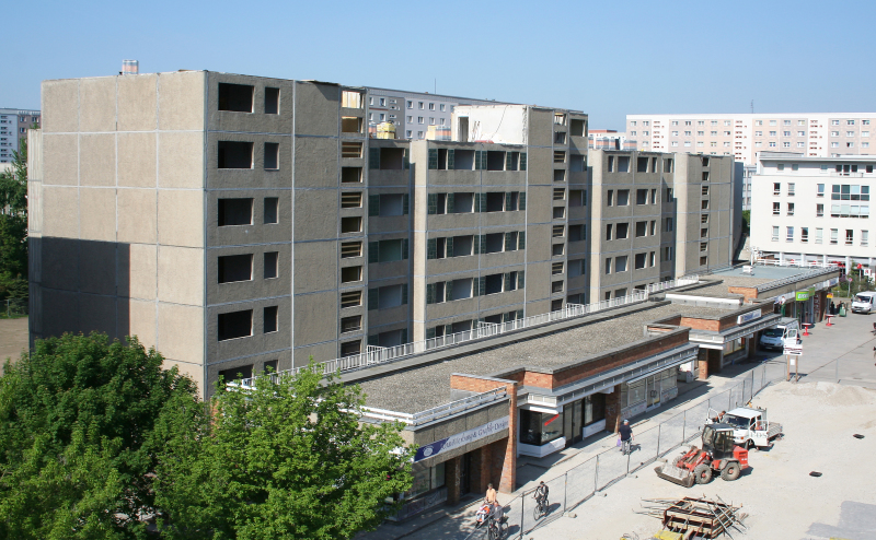 Teilrückbau Ludwig-Renn-Straße, heute Seniorenresidenz Polimar, 2006