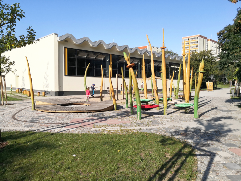 Spielplatz Sella-Hasse-Straße, August 2019