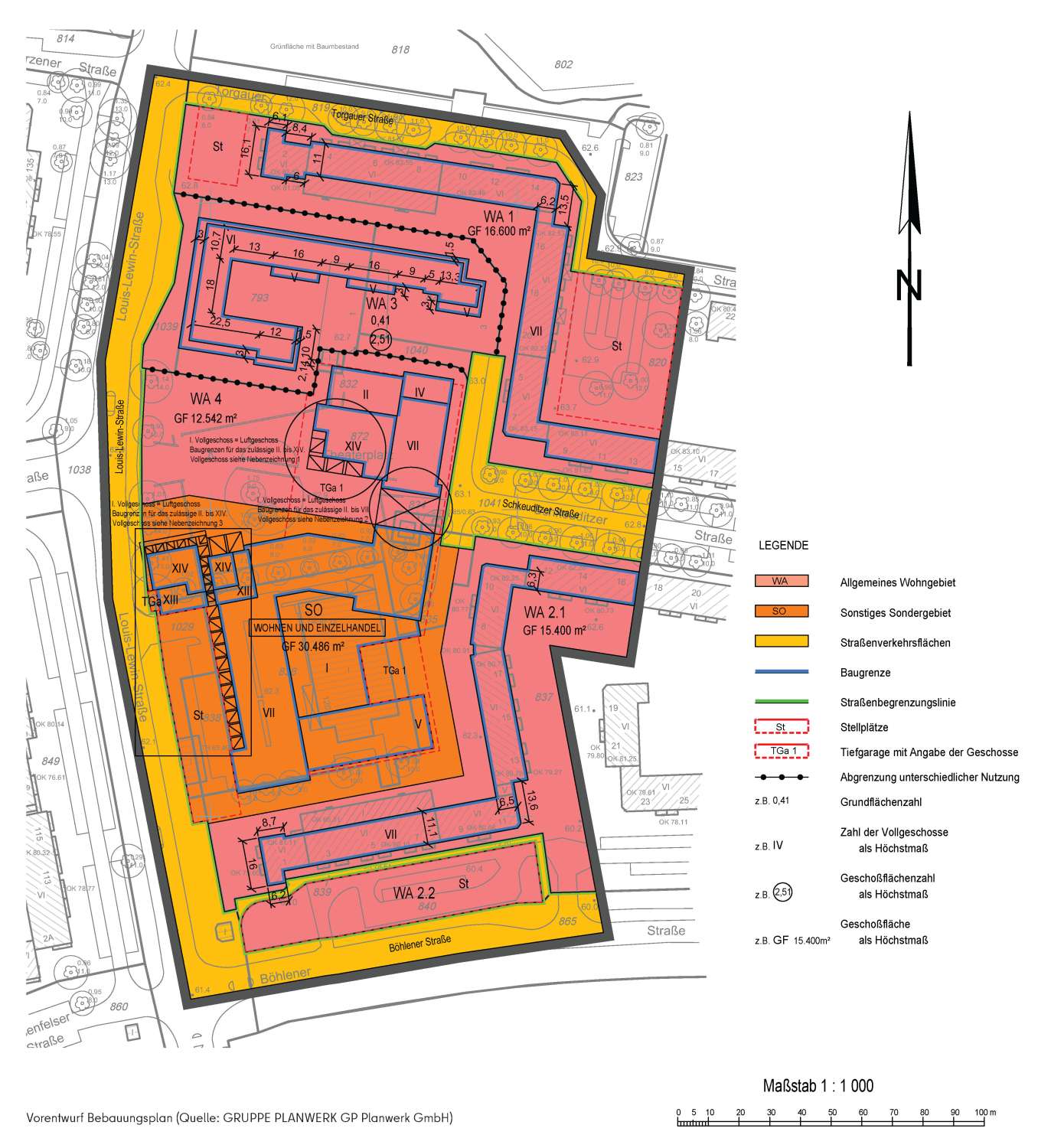 Vorentwurf Bebauungsplan