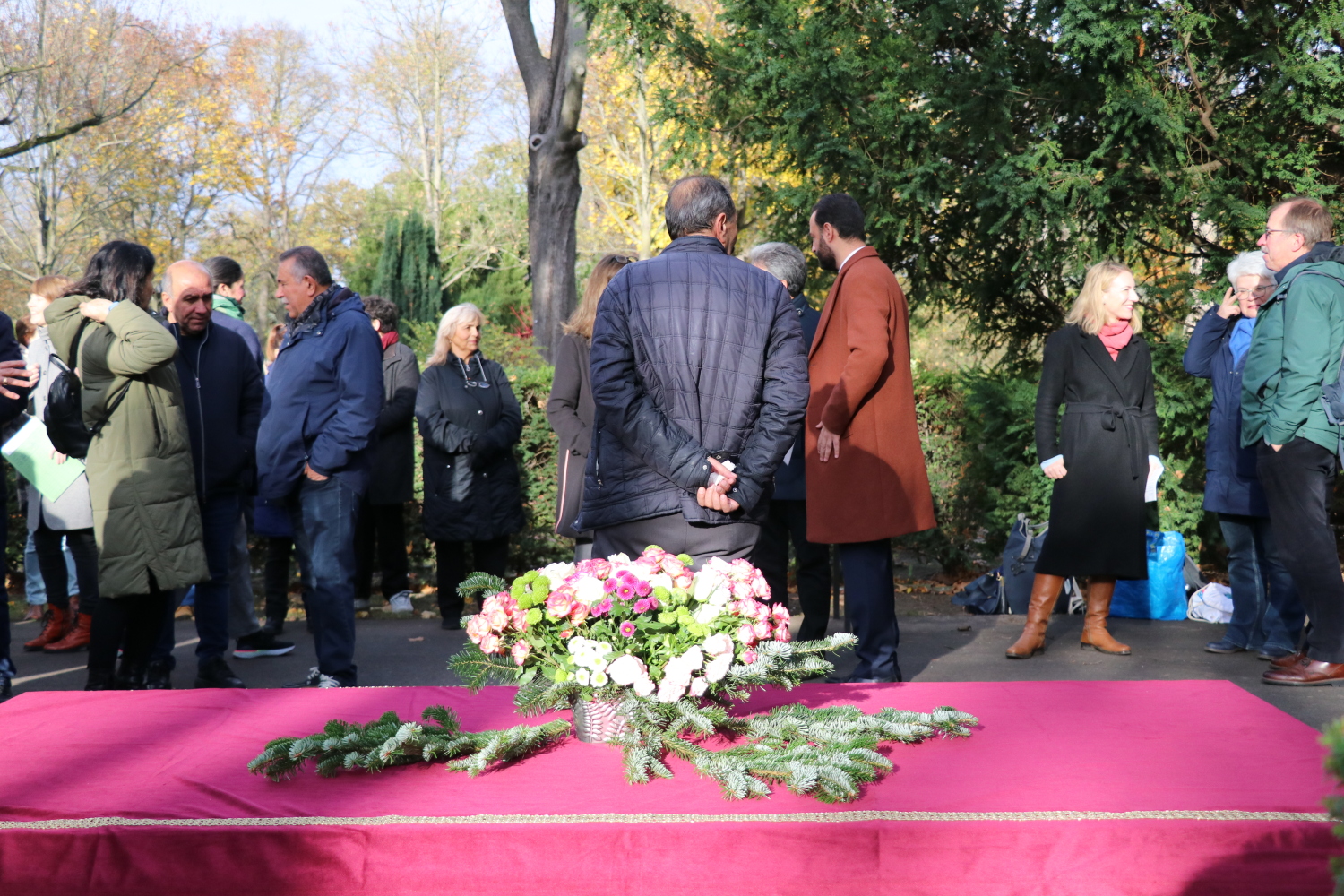 Eröffnung muslimischer und alevitischer Grabfelder auf dem Friedhof Seestraße