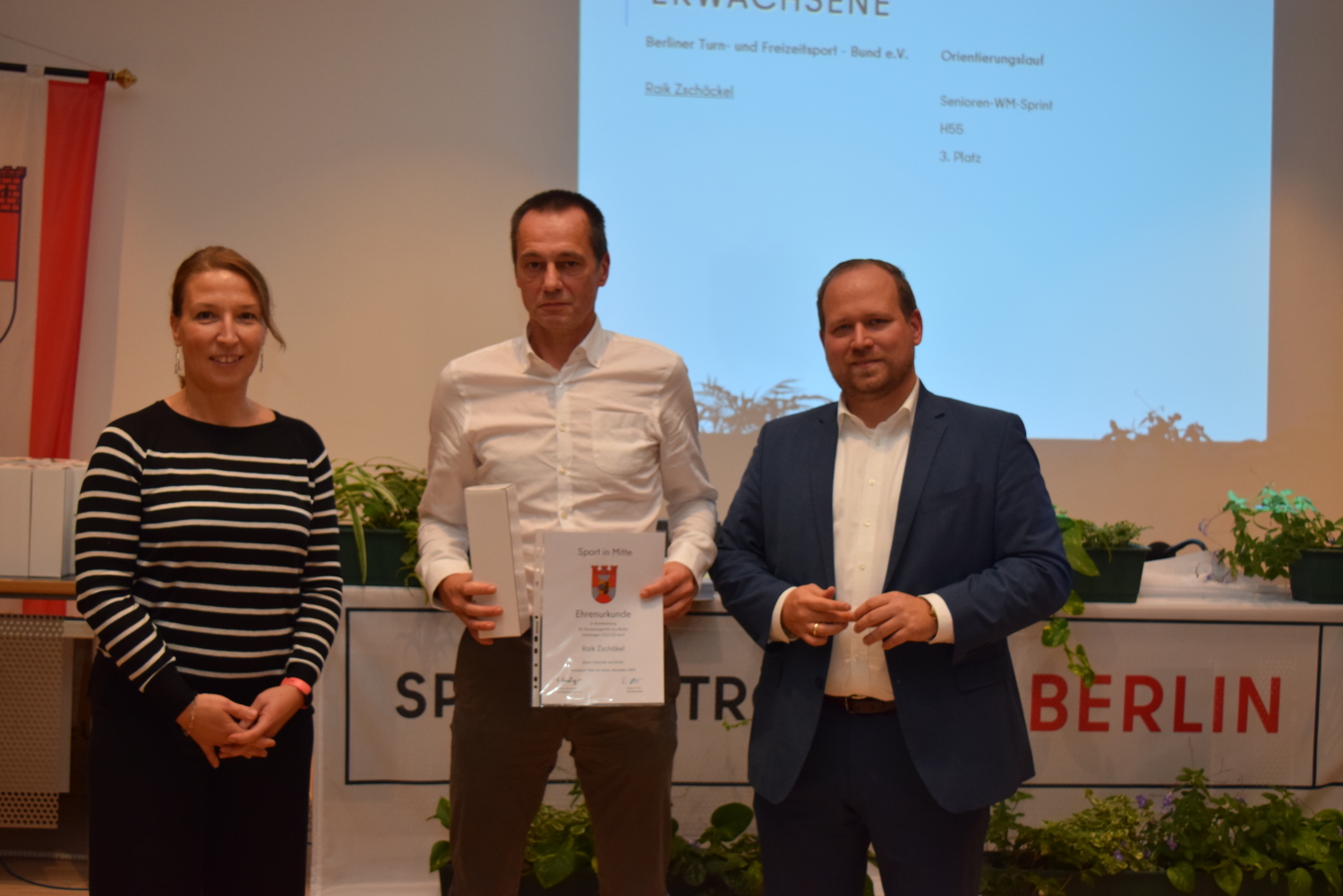 Raik Zschäckel von Berliner Turn- und Freizeitsportbund belegte den 3. Platz beim Senioren-WM-Sprint im Orientierungslauf.