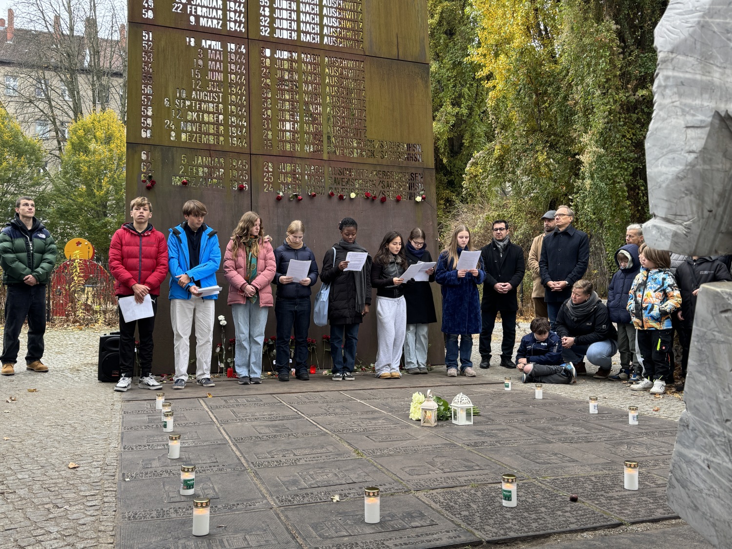 Gedenken Novemberpogrome Levetzowstraße