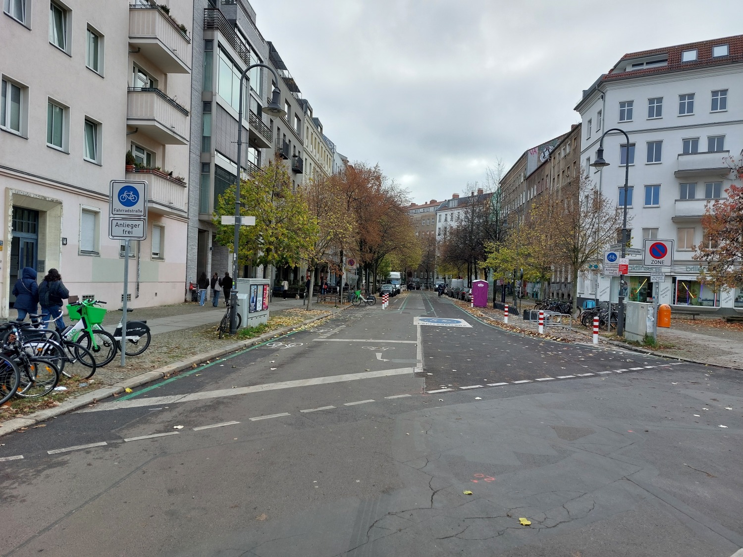 Fahrradstraße Schwedter Straße