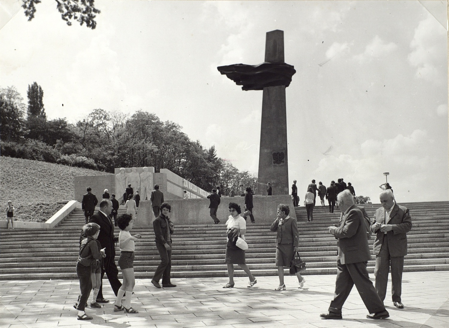 Denkmal des polnischen Soldaten und deutschen Antifaschisten, Foto um 1975