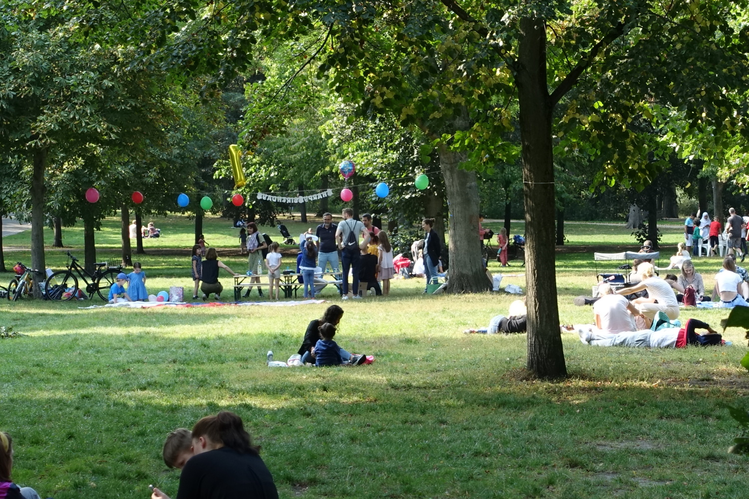 Reges Treiben im Volkspark, Foto 2021