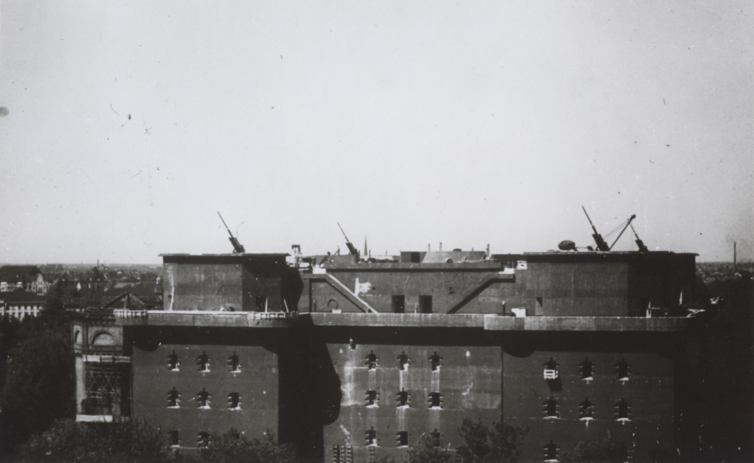 Historisches Foto vom ehemaligen Bunker, Foto vor 1945