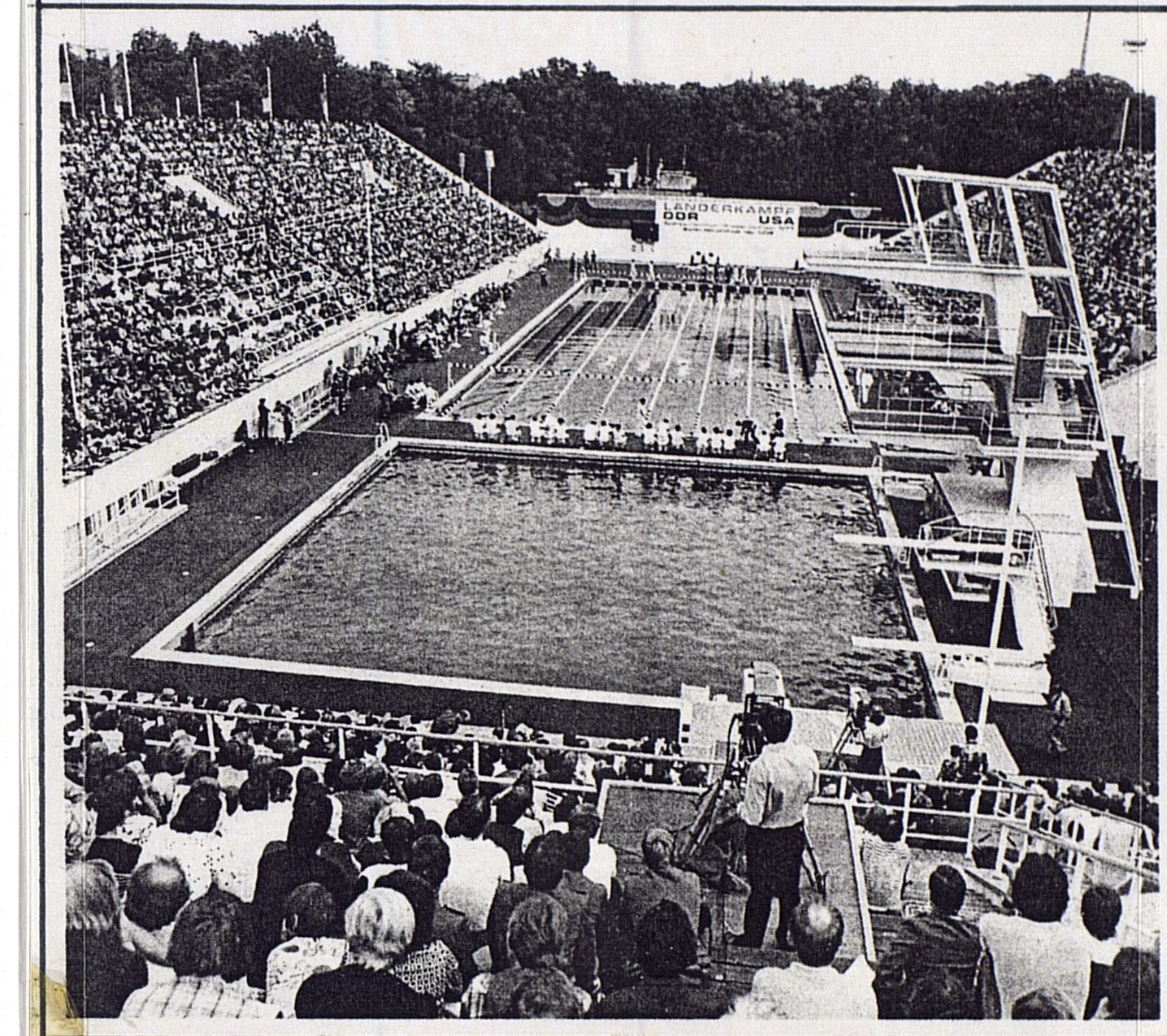 Schwimmstadion Karl-Friedrich-Friesen, Foto um 1975