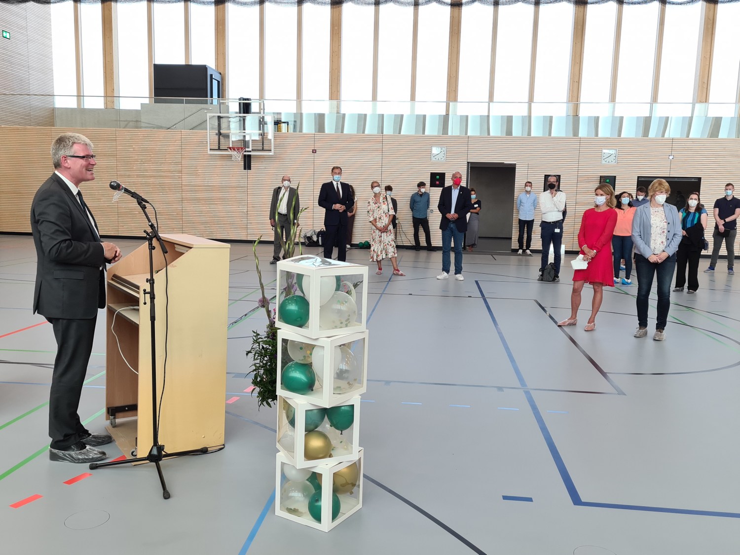 Eröffnung Typensporthalle Carl-Friedrich-von-Siemens-Gymnasium