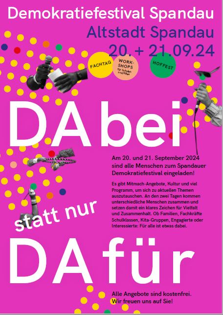Demokratiefestival 2024 Flyer Seite 1