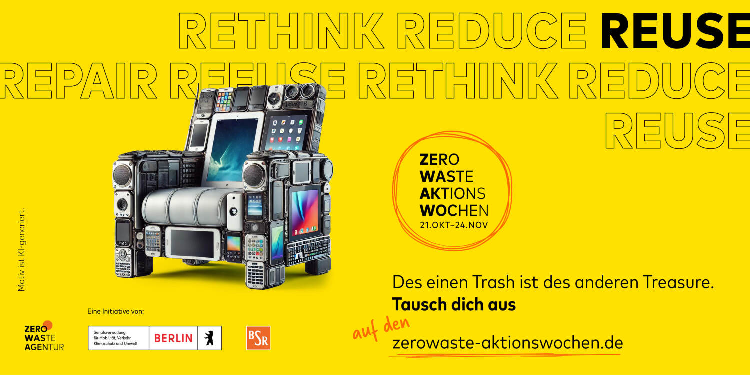 Zero-Waste-Aktionswochen 2024 - Kampagnenbilder Berlin - Tausch dich aus