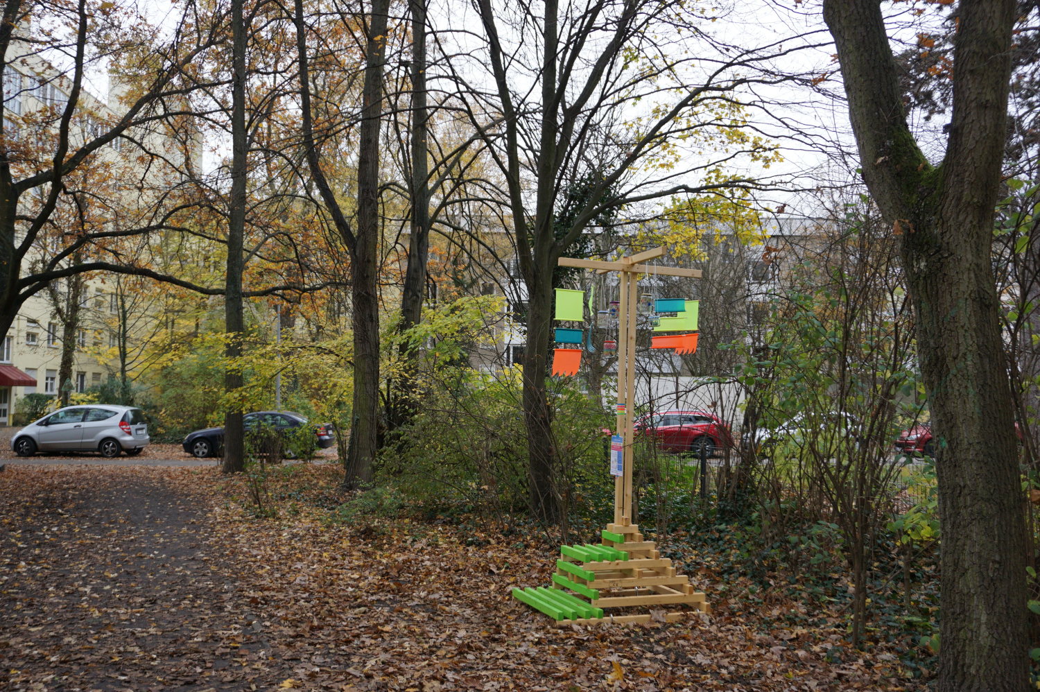 Selbstgebaute Solarlichter für die Aktion "Es wird bunt in Lankwitz"