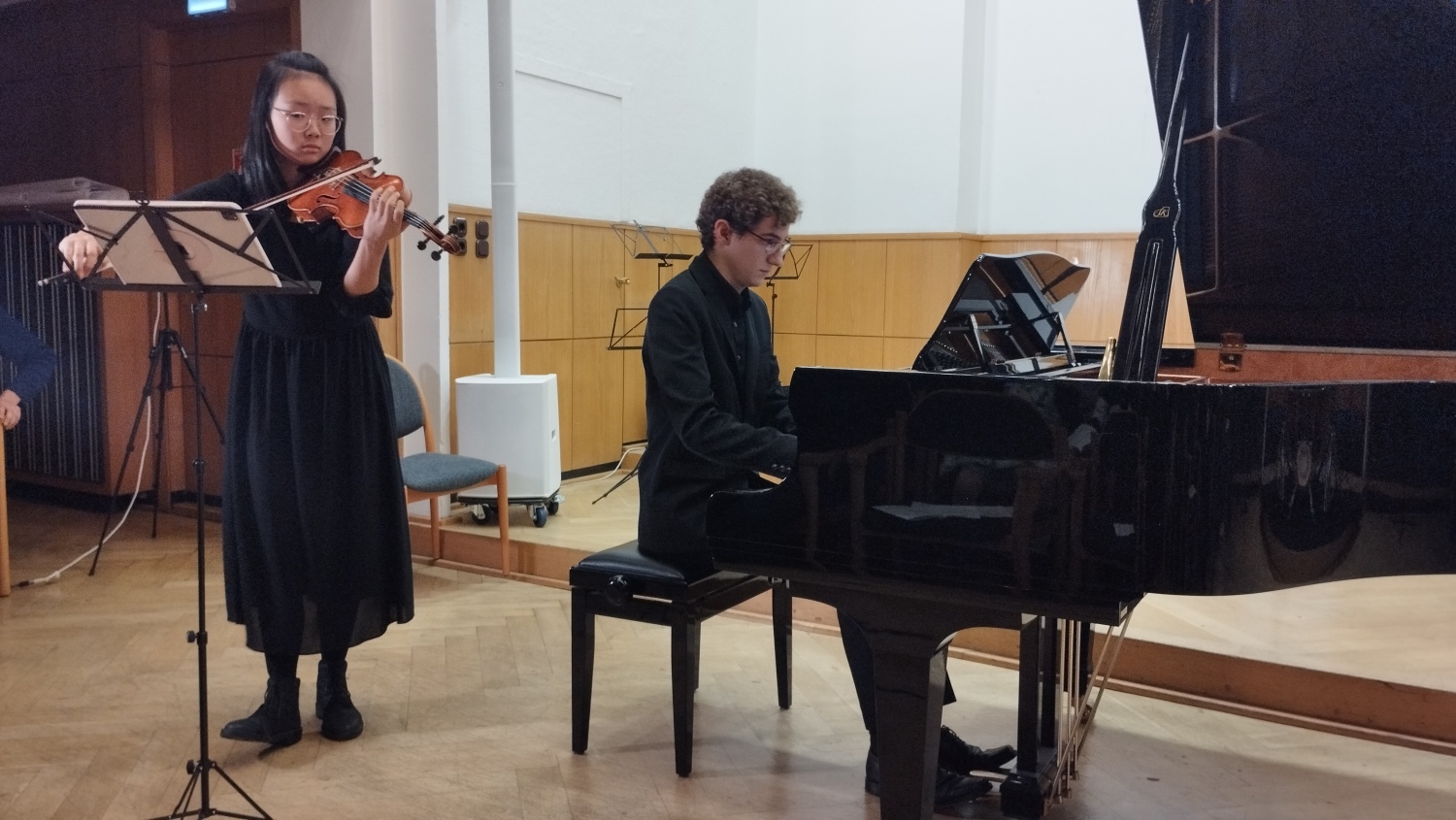 Emmy Gu & Stephan Gottschall (Geige & Klavier), 2. Platz sowie zwei Sonderpreise