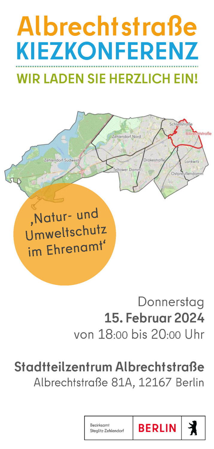 Einladung Kiezkonferenz Albrechtstraße am 15.02.2024