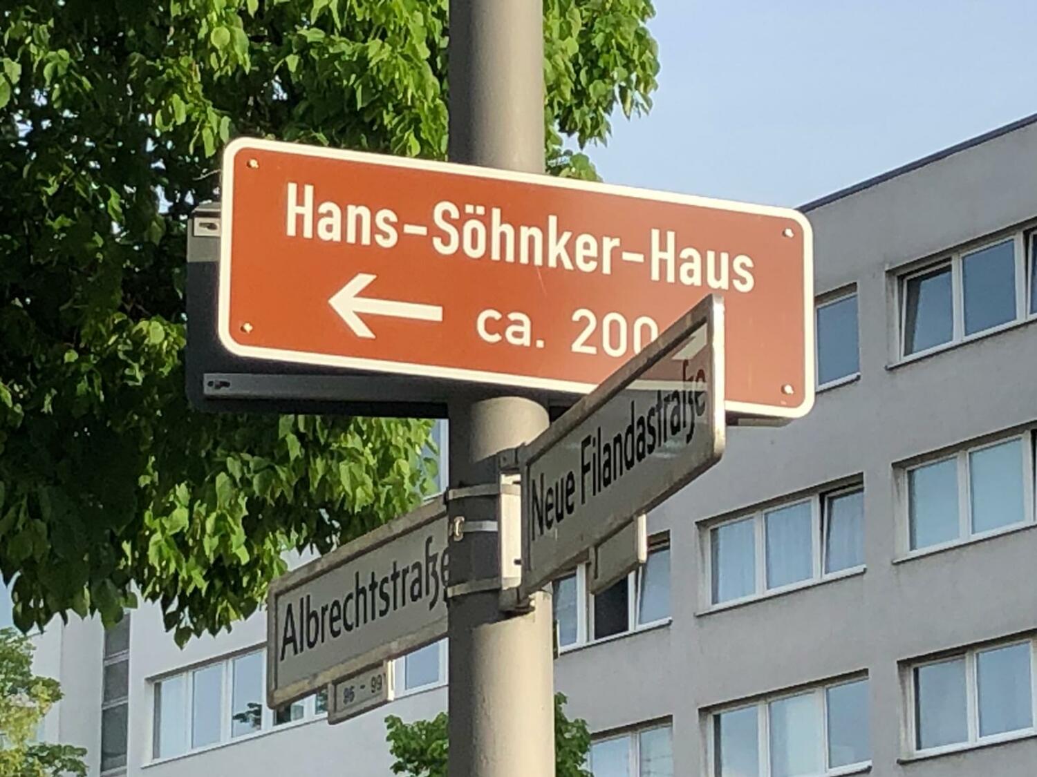 Weg zum Hans-Söhnker-Haus