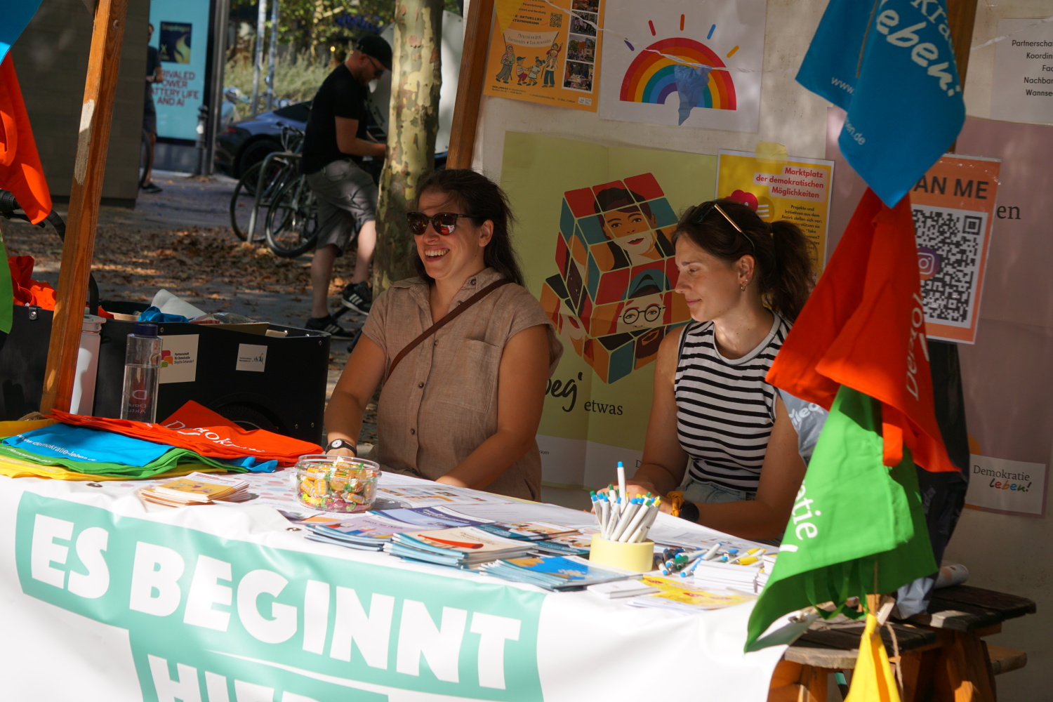 Stand der Partnerschaft für Demokratie Steglitz-Zehlendorf