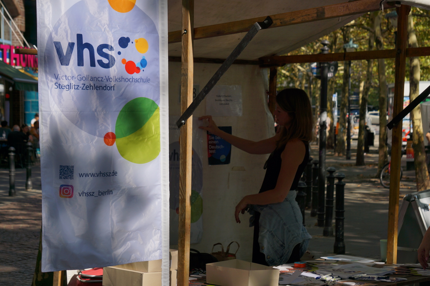 Stand der Volkshochschule, Bezirksamt Steglitz-Zelendorf