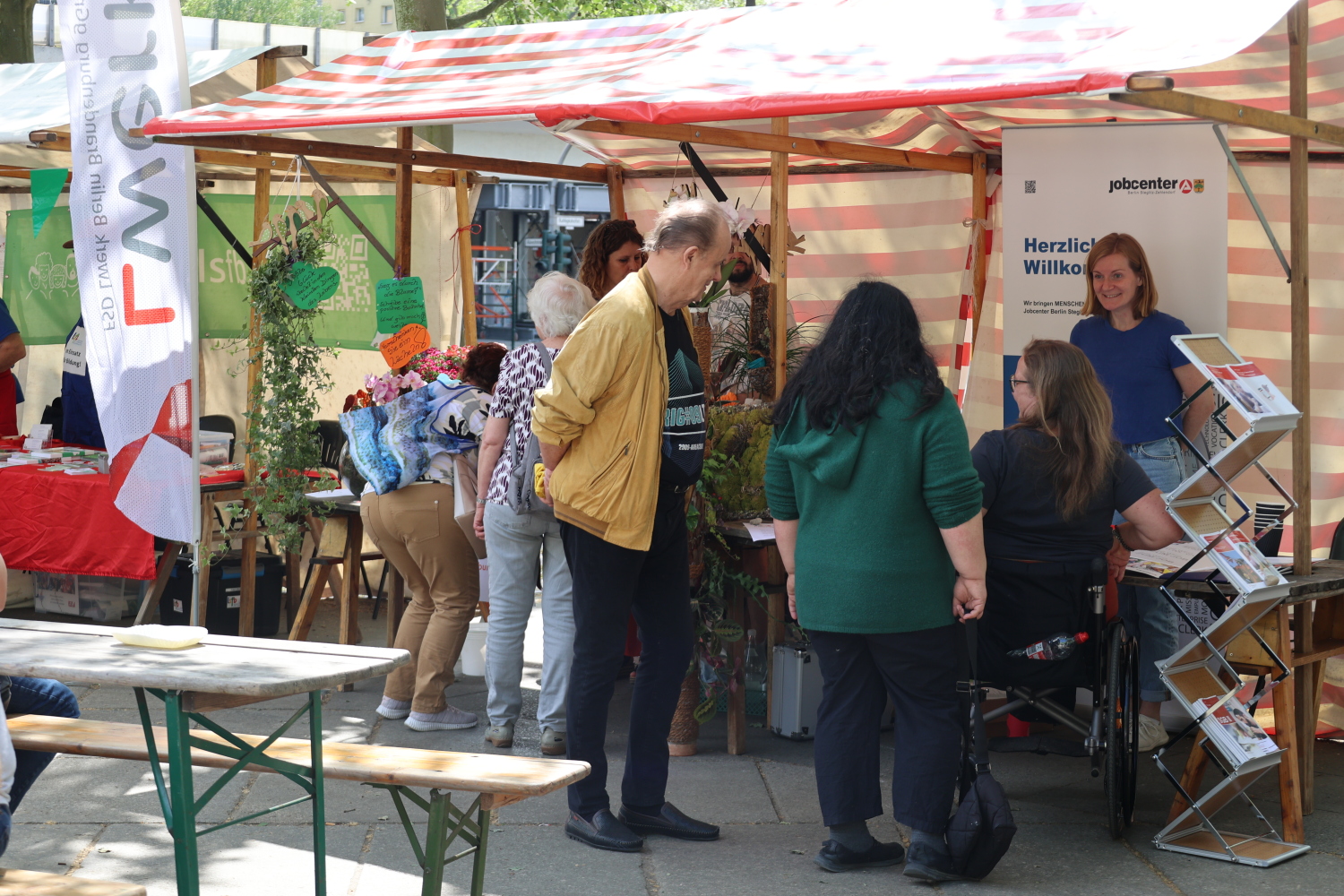 Stand des Jobcenter Berlin Steglitz-Zehlendorf