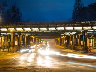 Beleuchtete Yorckbrücke 7