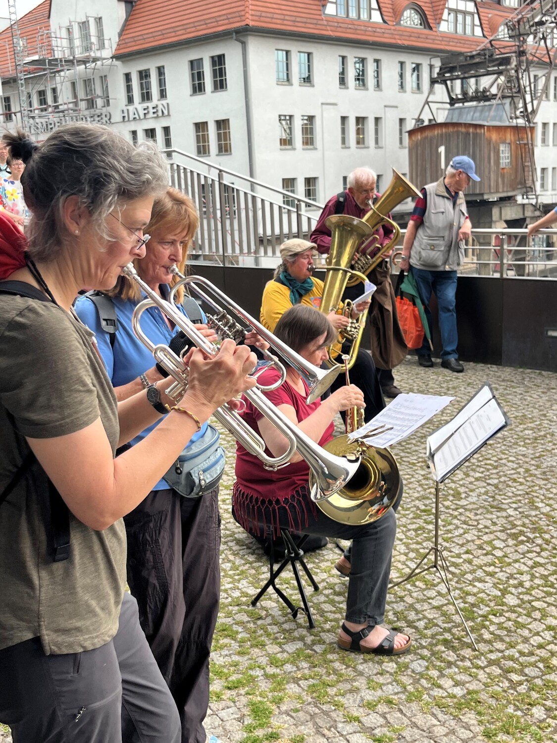 Blechmusik im Hafen Tempelhof