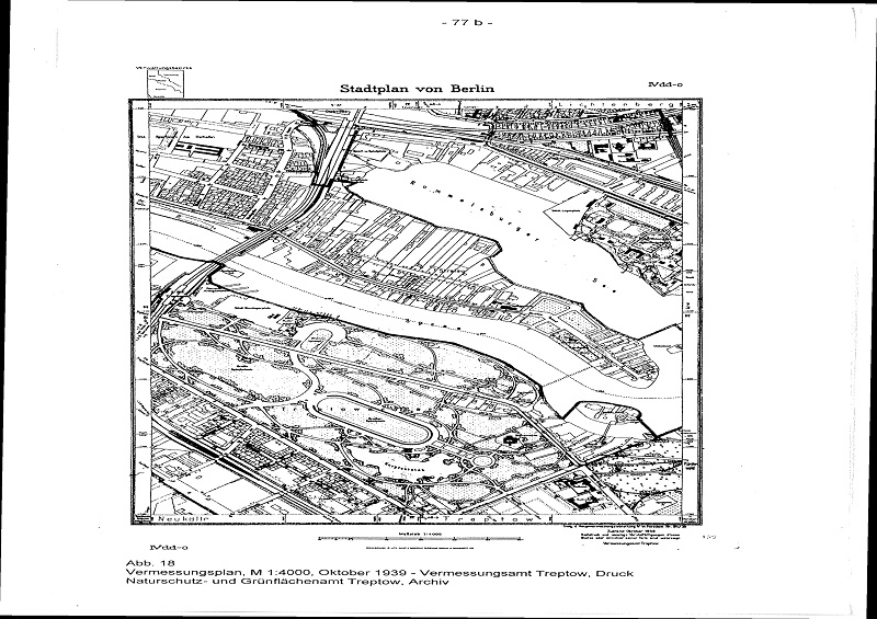 Vermessungsplan 1939