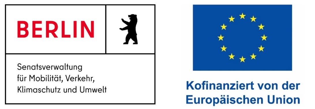 Logo SenMVKU und Kofinanzierung EU