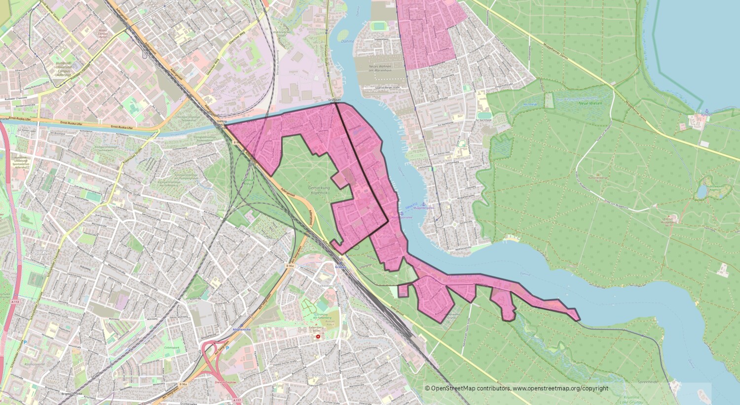 Glasfaser für Berlin im Ortsteil Grünau