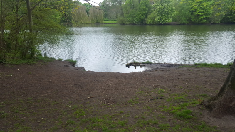 Karpfenteich, bestehende Uferbefestigungen