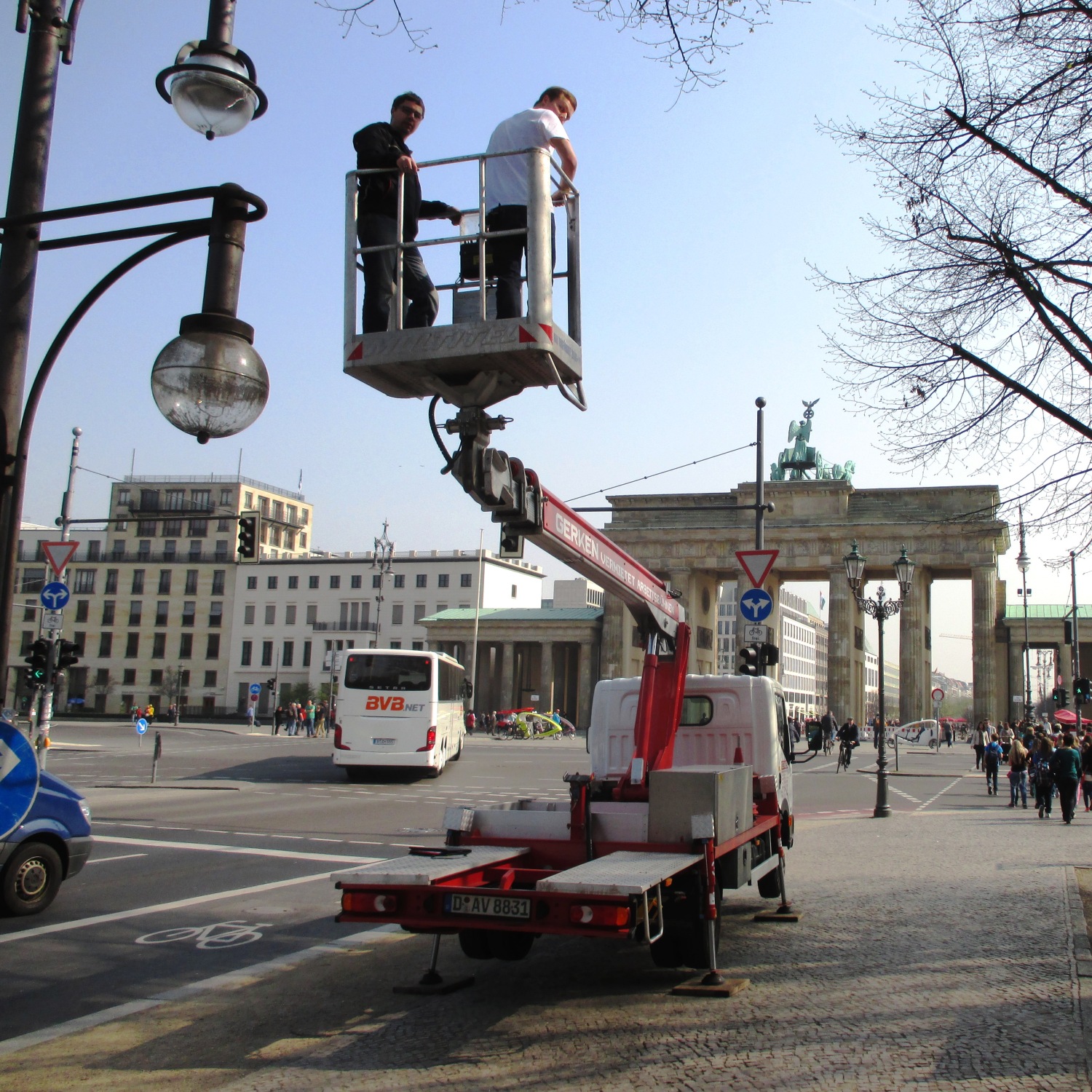 Mobilfunk auf der Fanmeile 