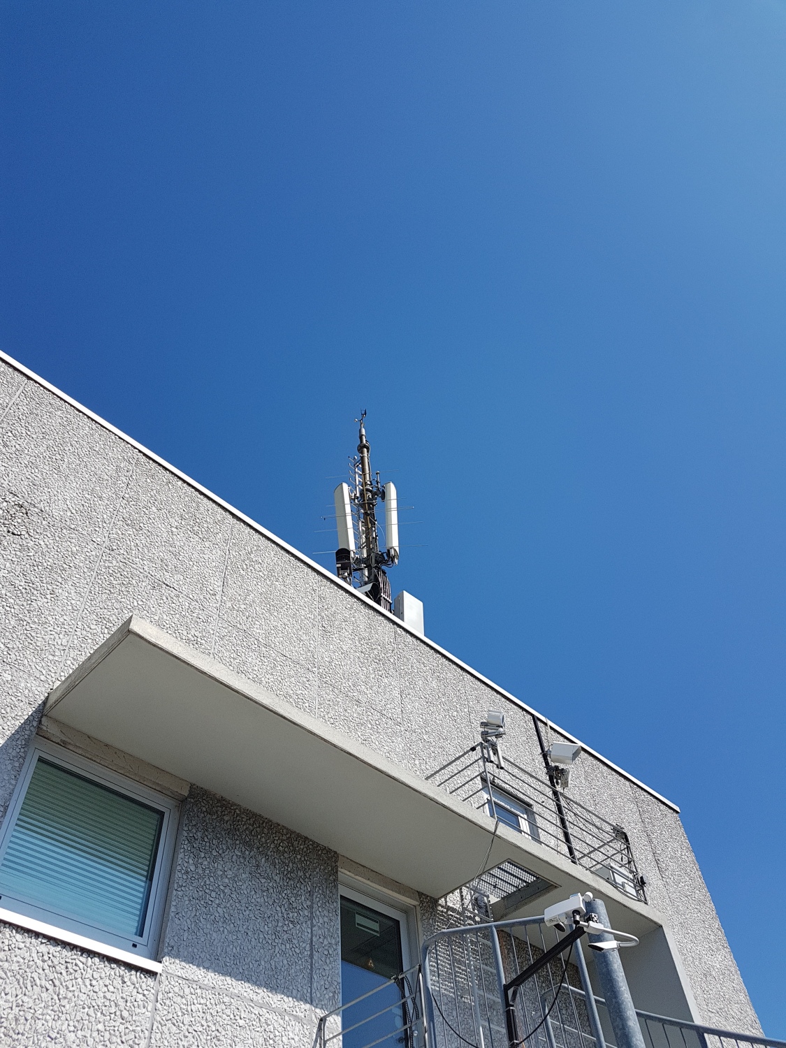 5G Antennen auf dem Fraunhofer Heinrich-Hertz-Institut