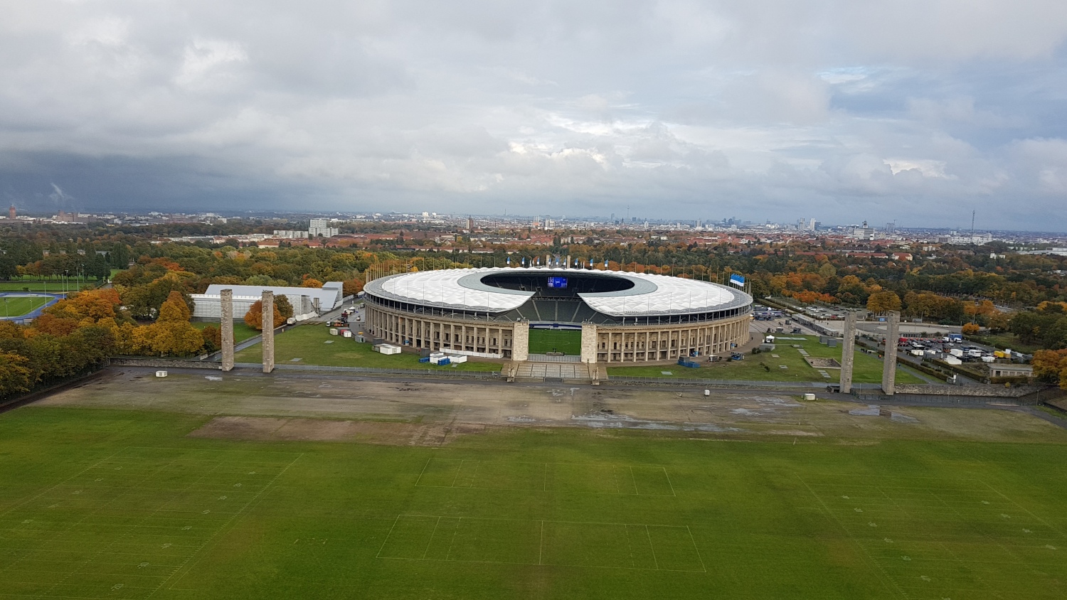 Olympia Stadion mit 5G Versorgung