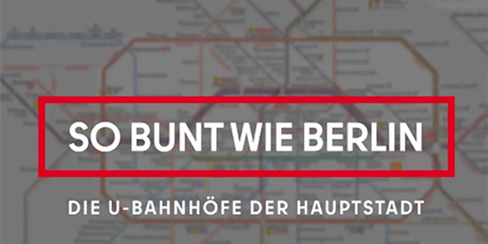 Startbild Denkmalfilm "So bunt wie Berlin - Die U-Bahnhöfe der Hauptstadt"