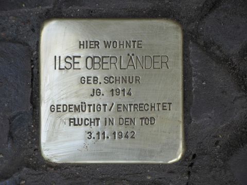 Stolperstein Ilse Oberländer