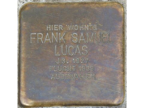 Stolperstein Frank Samuel Lucas